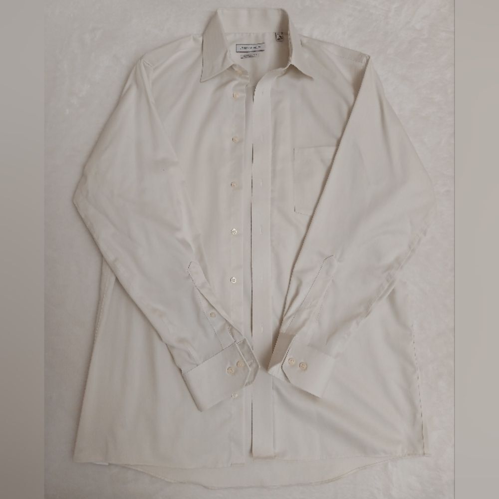 Men's Cream Colored Dress Shirt